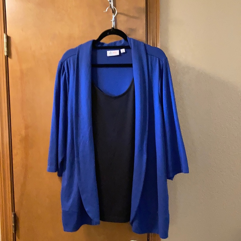 Denim and Co Cardigan Duet